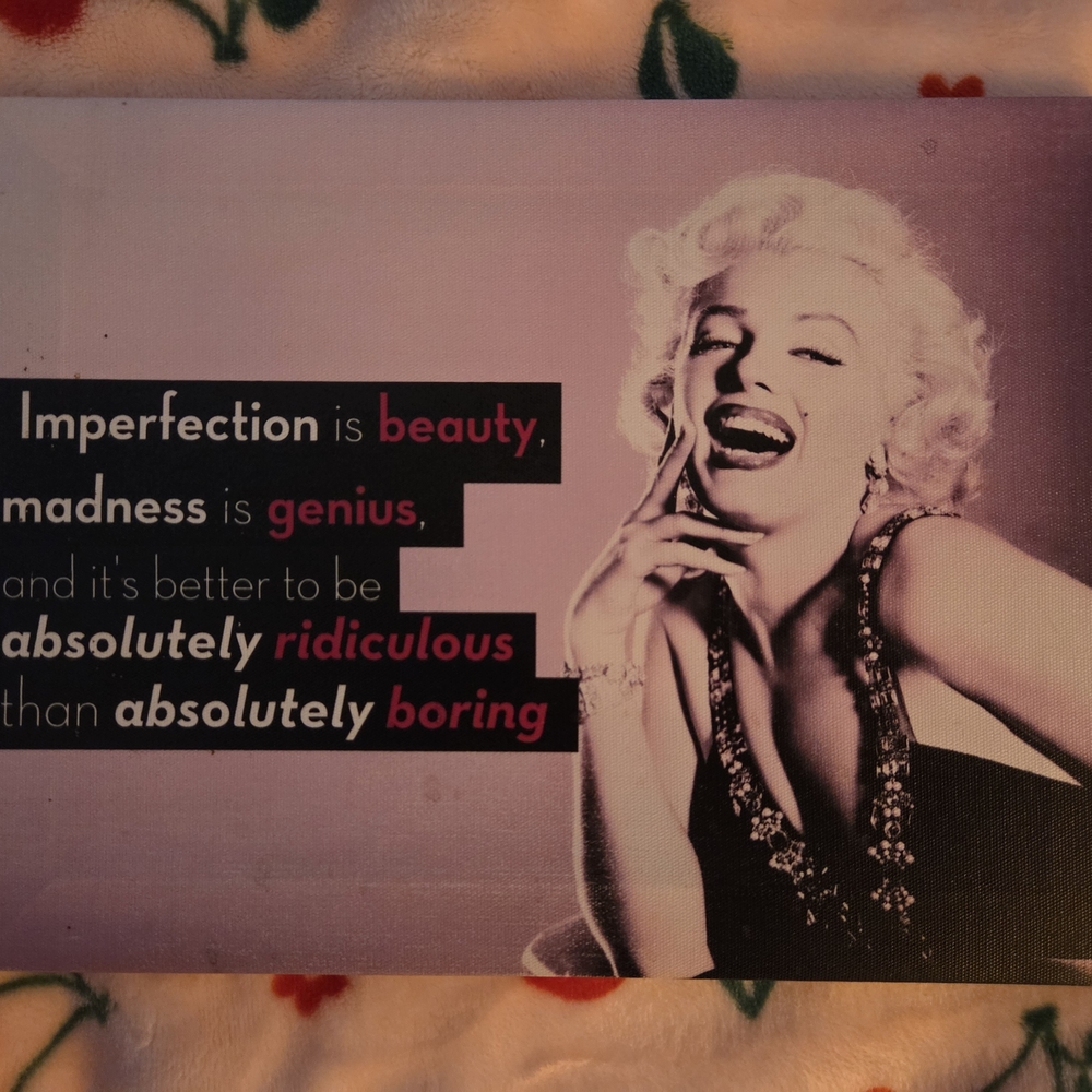 Marilyn Monroe Quote Wall Art